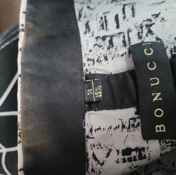 Bonucci gray dress shirt size 38 - Picture 6 of 7